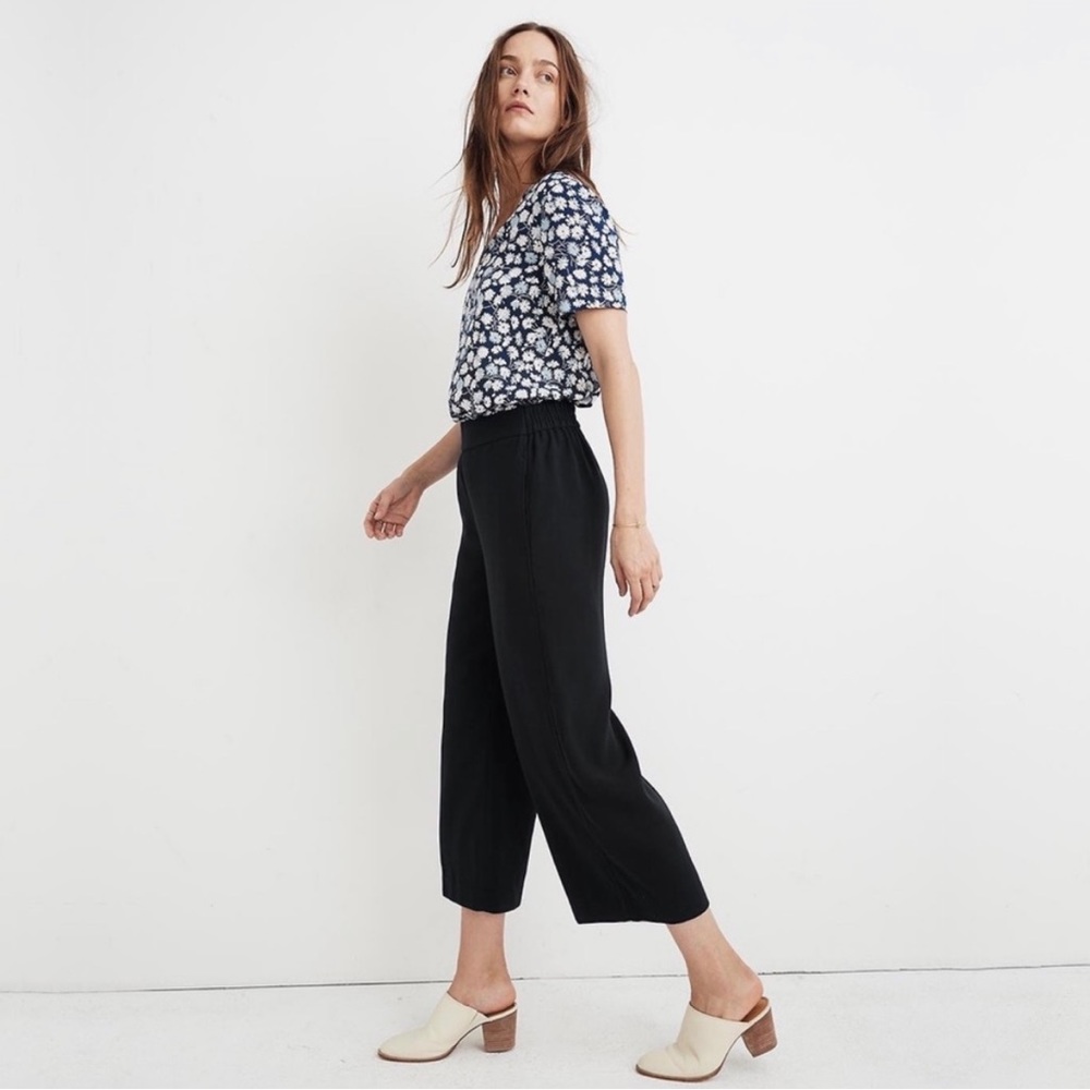 Madewell Huston Pull-On Crop Pants size XS L0297